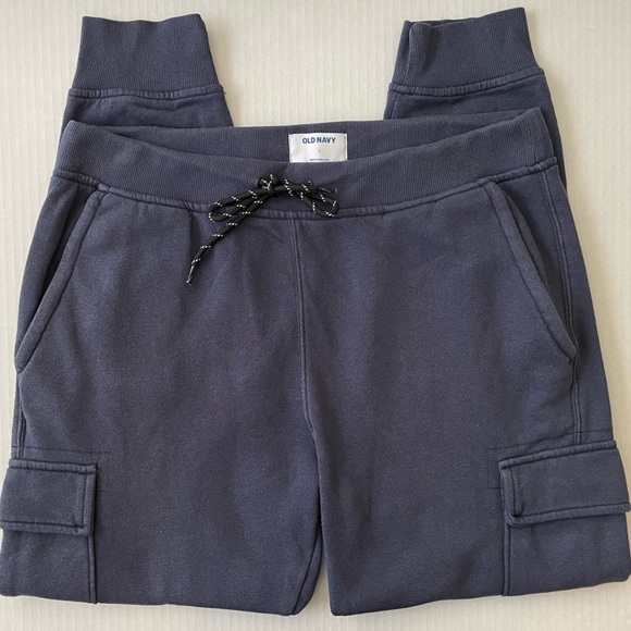 *BUNDLE* 2 Pair Old Navy Tapered Cargo Jogger Sweatpants - Picture 13 of 16